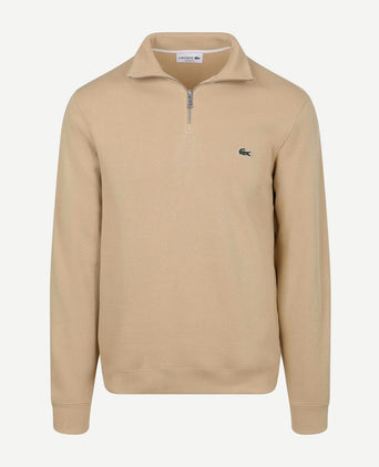 Pullover zipper beige