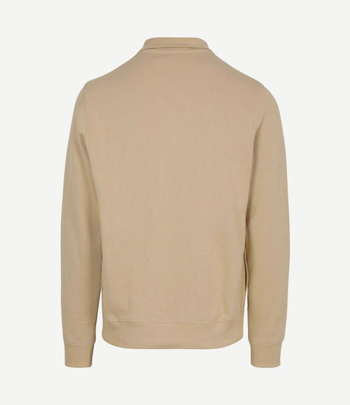 Pullover zipper beige