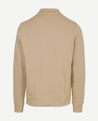 Pullover zipper beige