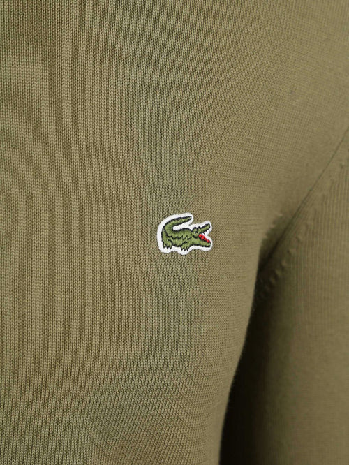 Pullover zipper groen