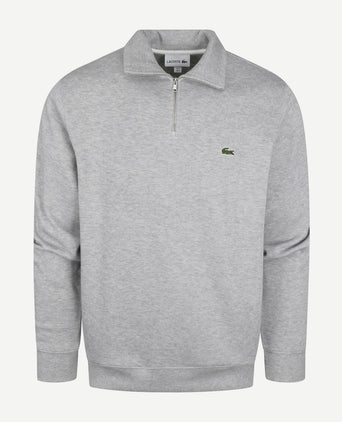 Pullover zipper lichtgrijs