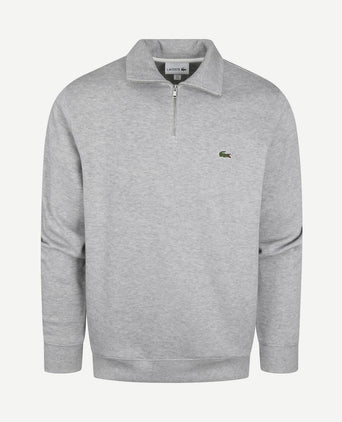 Pullover zipper lichtgrijs