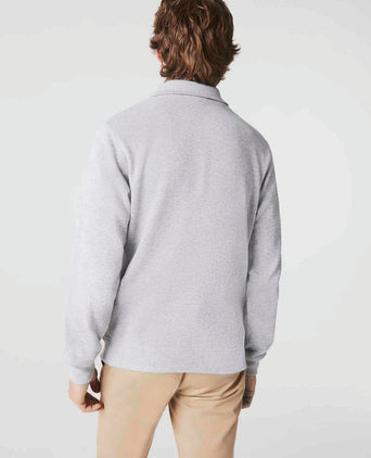Pullover zipper lichtgrijs