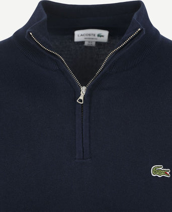 Lacoste pullover zipper donkerblauw | Regular-fit