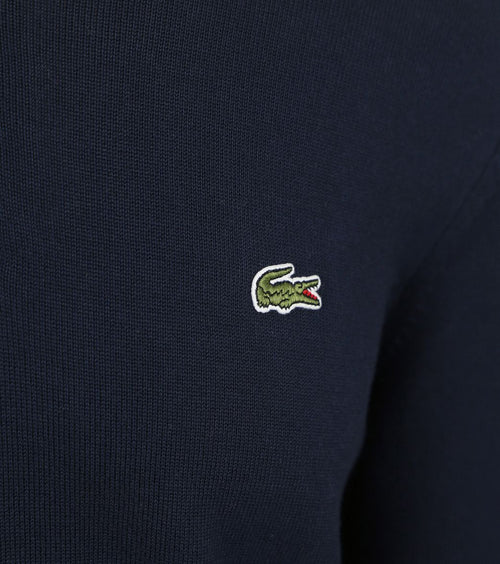 Lacoste pullover zipper donkerblauw | Regular-fit