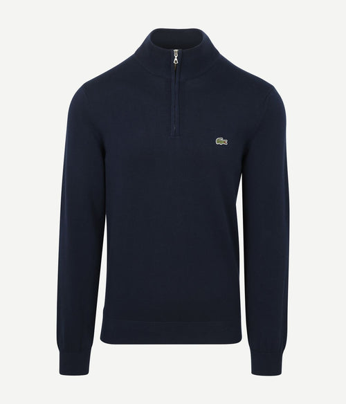 Lacoste pullover zipper donkerblauw | Regular-fit