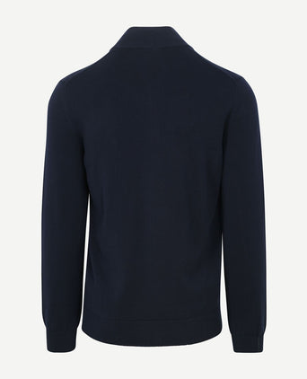 Lacoste pullover zipper donkerblauw | Regular-fit
