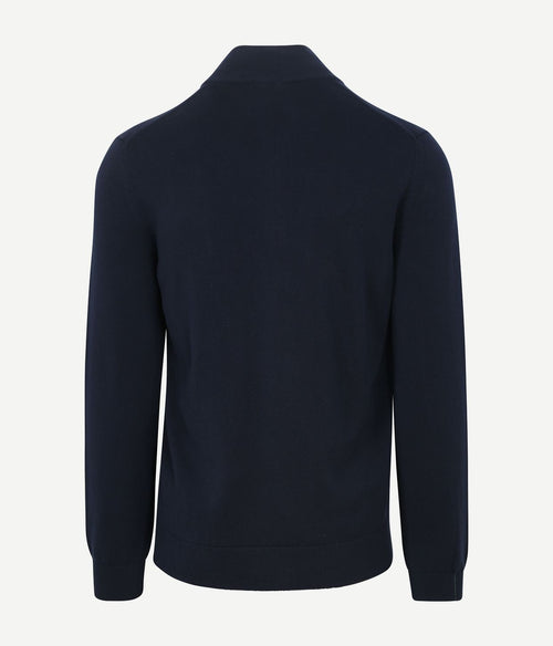 Lacoste pullover zipper donkerblauw | Regular-fit