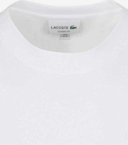 Lacoste t-shirt wit | Regular-fit
