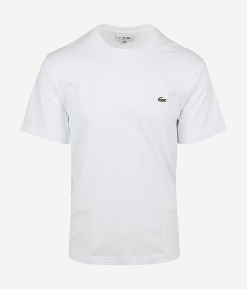 Lacoste t-shirt wit | Regular-fit