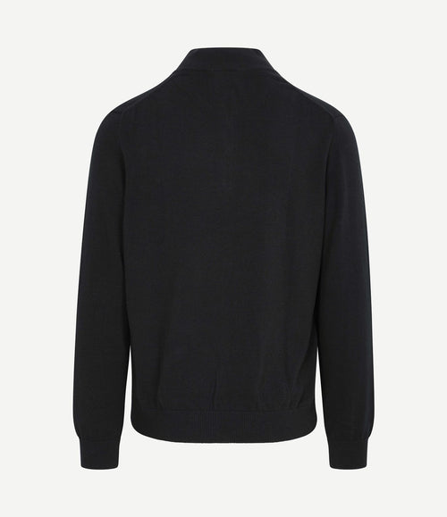 Pullover zipper zwart