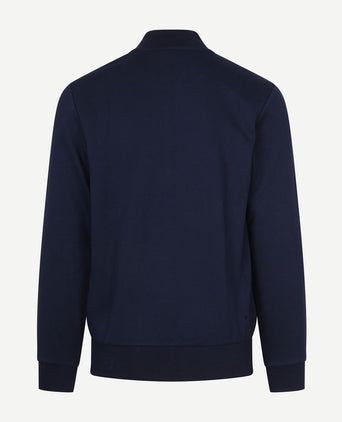 Vest full zip donkerblauw