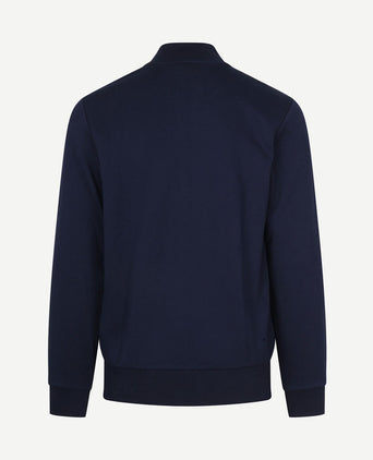 Vest full zip donkerblauw