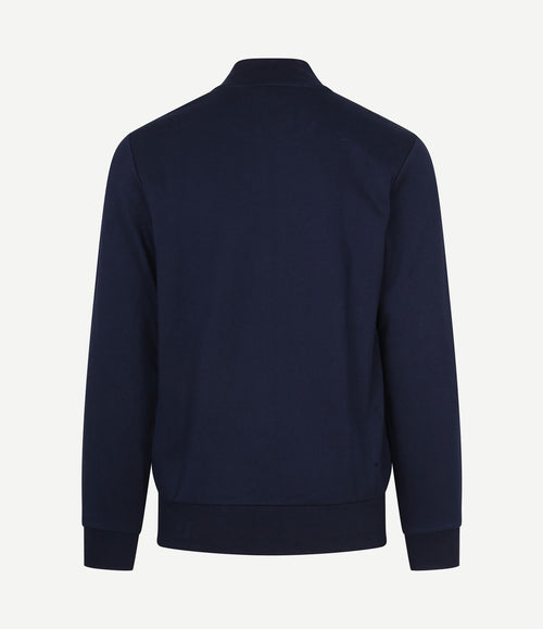 Vest full zip donkerblauw