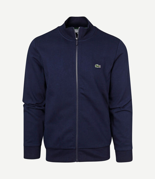 Vest full zip donkerblauw