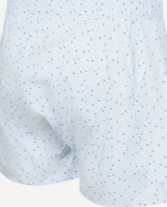 Boxershort bloem blauw