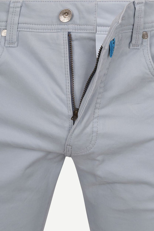 Broek Lyon tapered futureflex lichtblauw