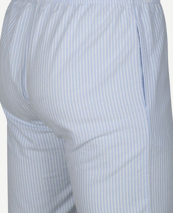 Loungebroek streep lichtblauw