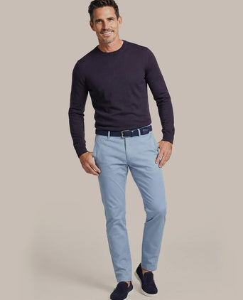 Chino peano twill steel blue