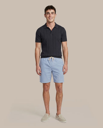 Detroit cord short blauw