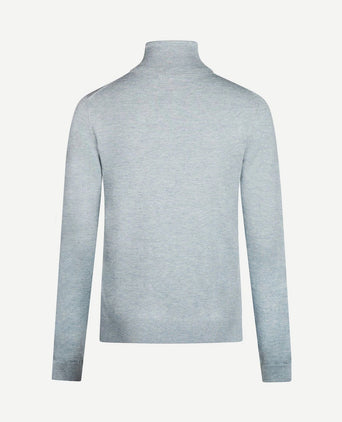 Dames coltrui cotton cashmere lichtblauw