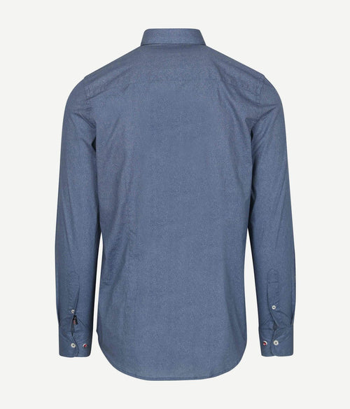 NZA shirt James oban poplin blauw | Regular-fit
