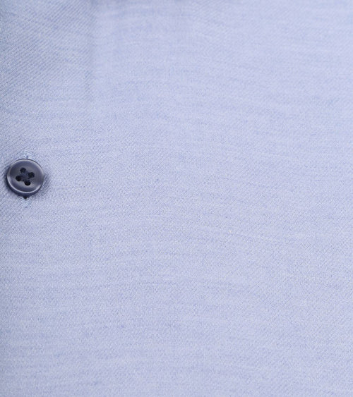 Overhemd widespread flanel lichtblauw