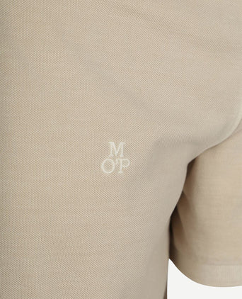 Poloshirt piqué oat beige