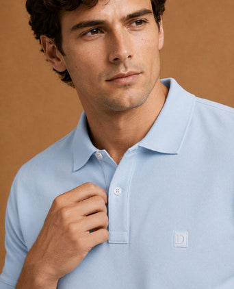 The rene poloshirt lichtblauw