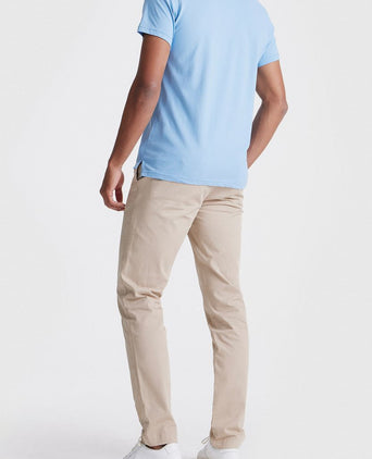 The James poloshirt mid blauw