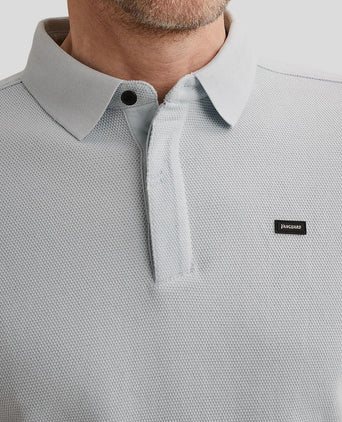 Piqué poloshirt lichtblauw