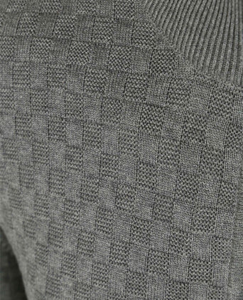 Gant vest texture grijs | Regular-fit