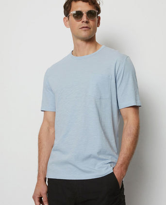 T-shirt slubs lichtblauw