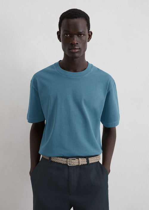 Heavy t-shirt blauw