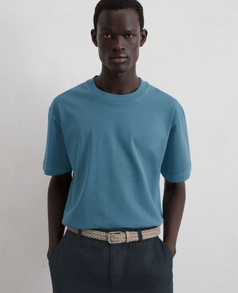 Heavy t-shirt blauw