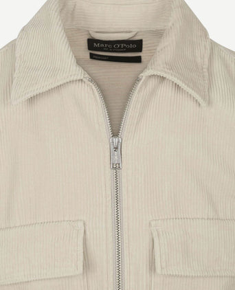 Marc o'polo corduroy overshirt ecru | Regular-fit