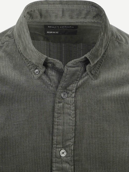 Marc o'polo overhemd corduroy mangrove | Regular-fit