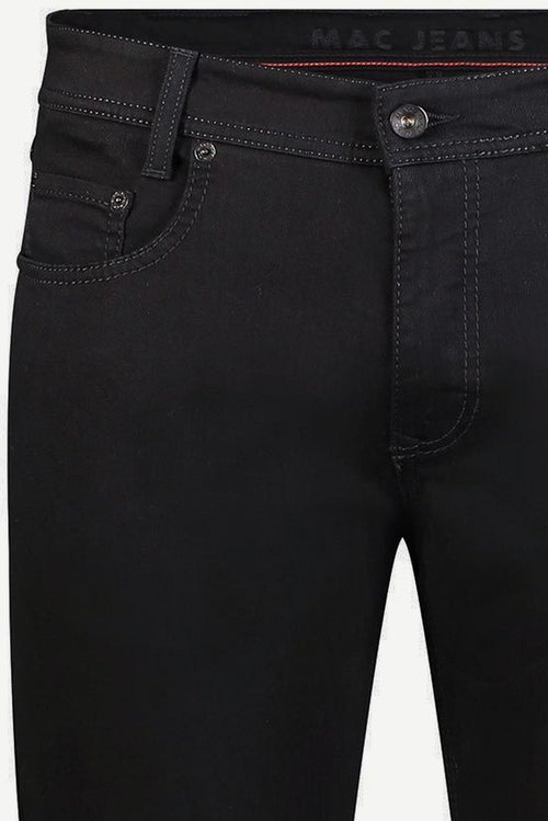 Broek Arne stretch zwart h900