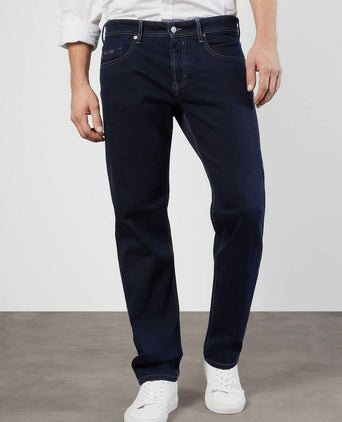 Mac broek Ben donkerblauw zwart