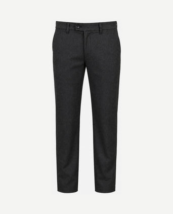 Broek Lennox herringbone grey stone