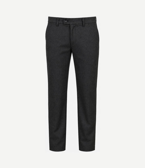 Broek Lennox herringbone grey stone