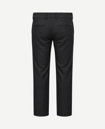 Broek Lennox herringbone grey stone