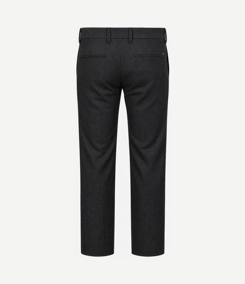 Broek Lennox herringbone grey stone