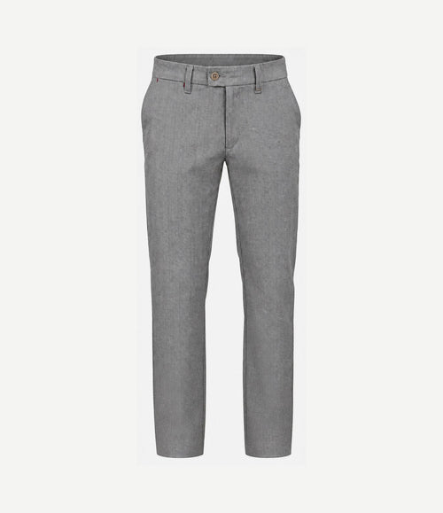 Broek Lennox herringbone grijs