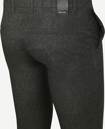 Broek Lennox melange antraciet