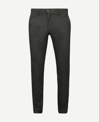 Broek Lennox melange antraciet