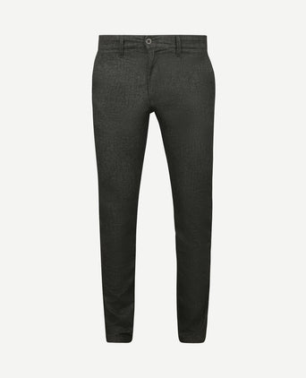 Broek Lennox melange antraciet