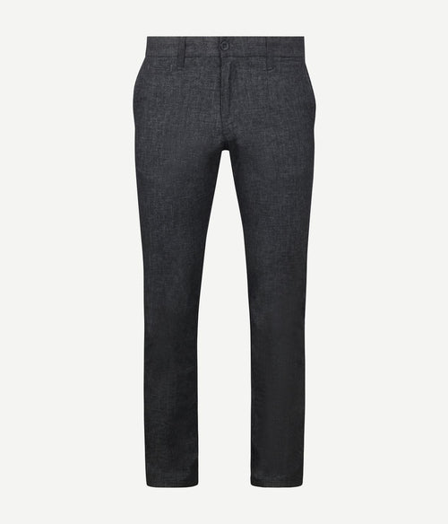 Mac broek Lennox melange donkerblauw