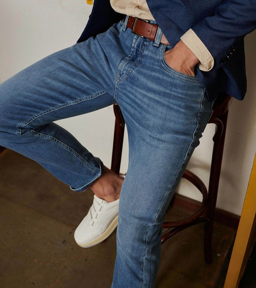 Mac jeans Arne pipe lichtblauw