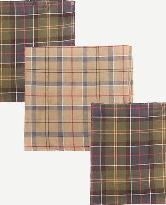 Barbour zakdoek (3-pack)